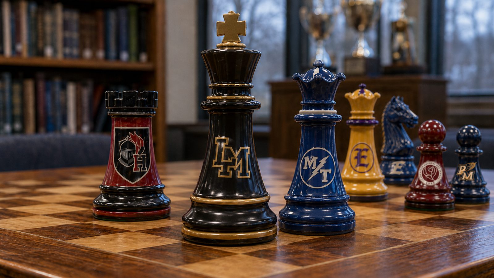 LSCL school chess pieces