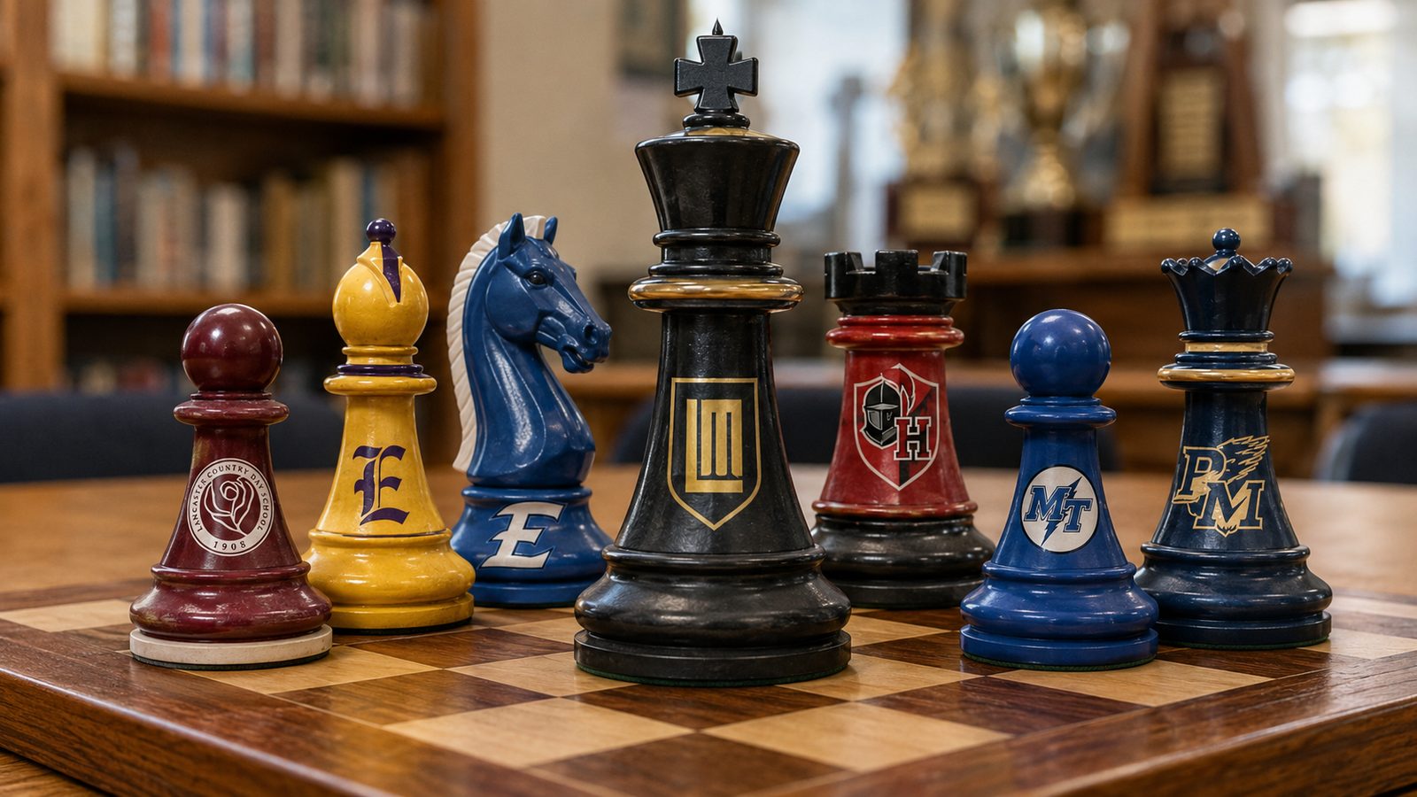 LSCL school chess pieces